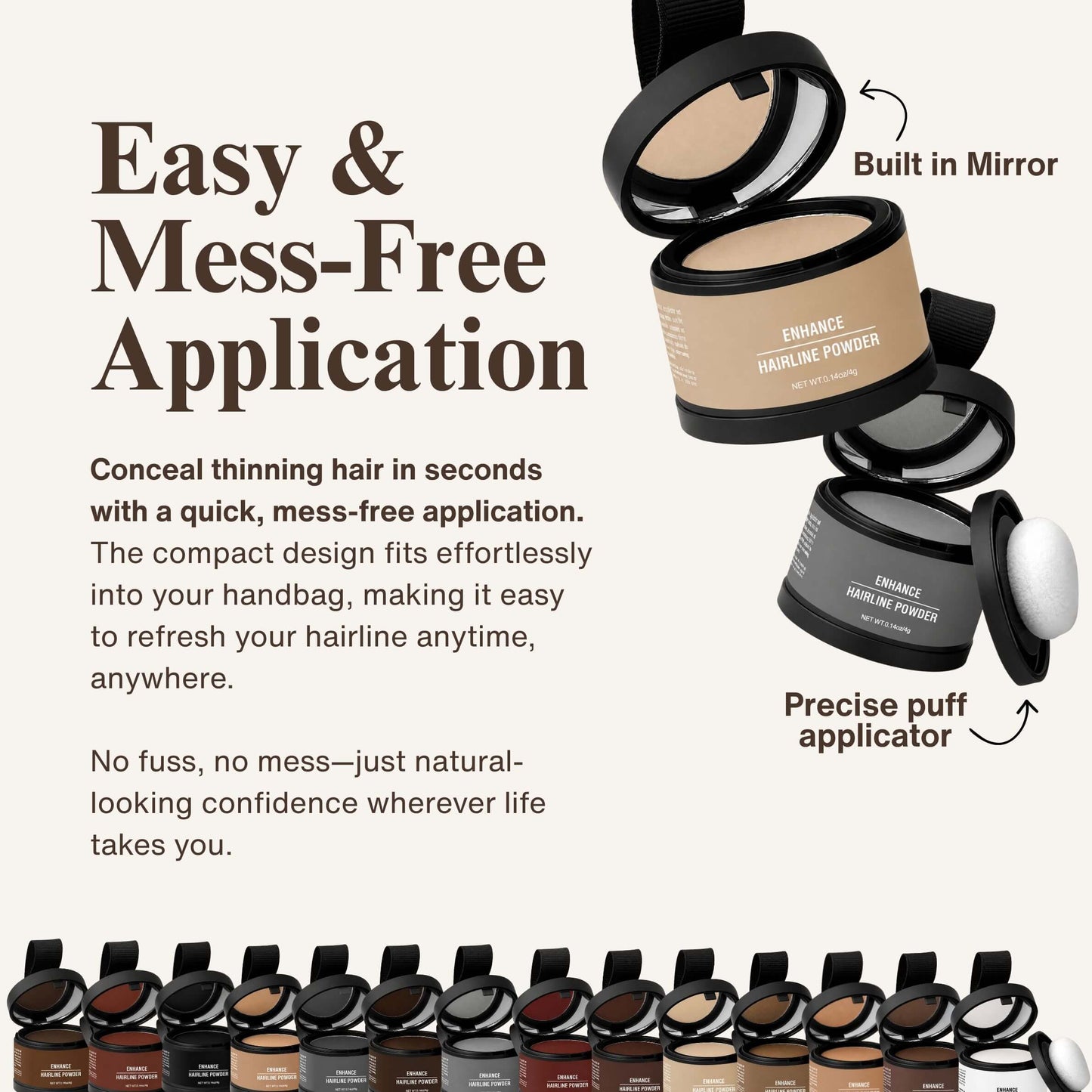 ElevaHair™ Premium Hair Cover Up Powder
